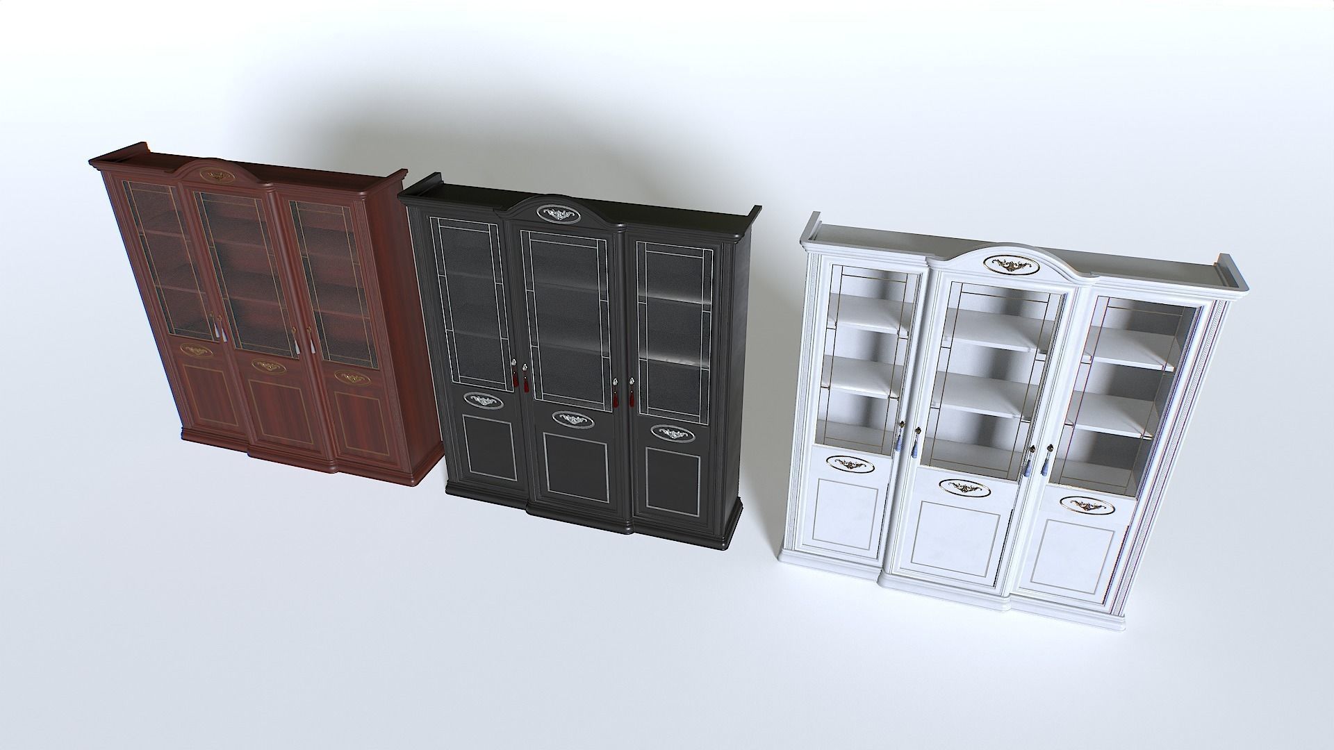 Living Room Furniture 2 Low-poly 3D model_8