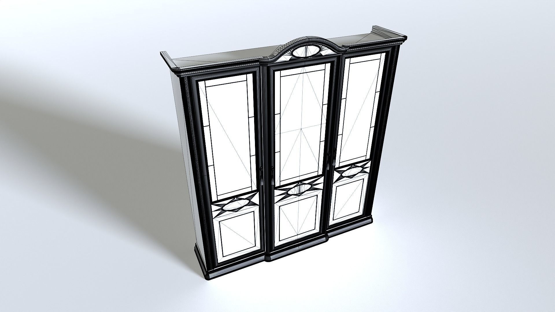 Living Room Furniture 2 Low-poly 3D model_9