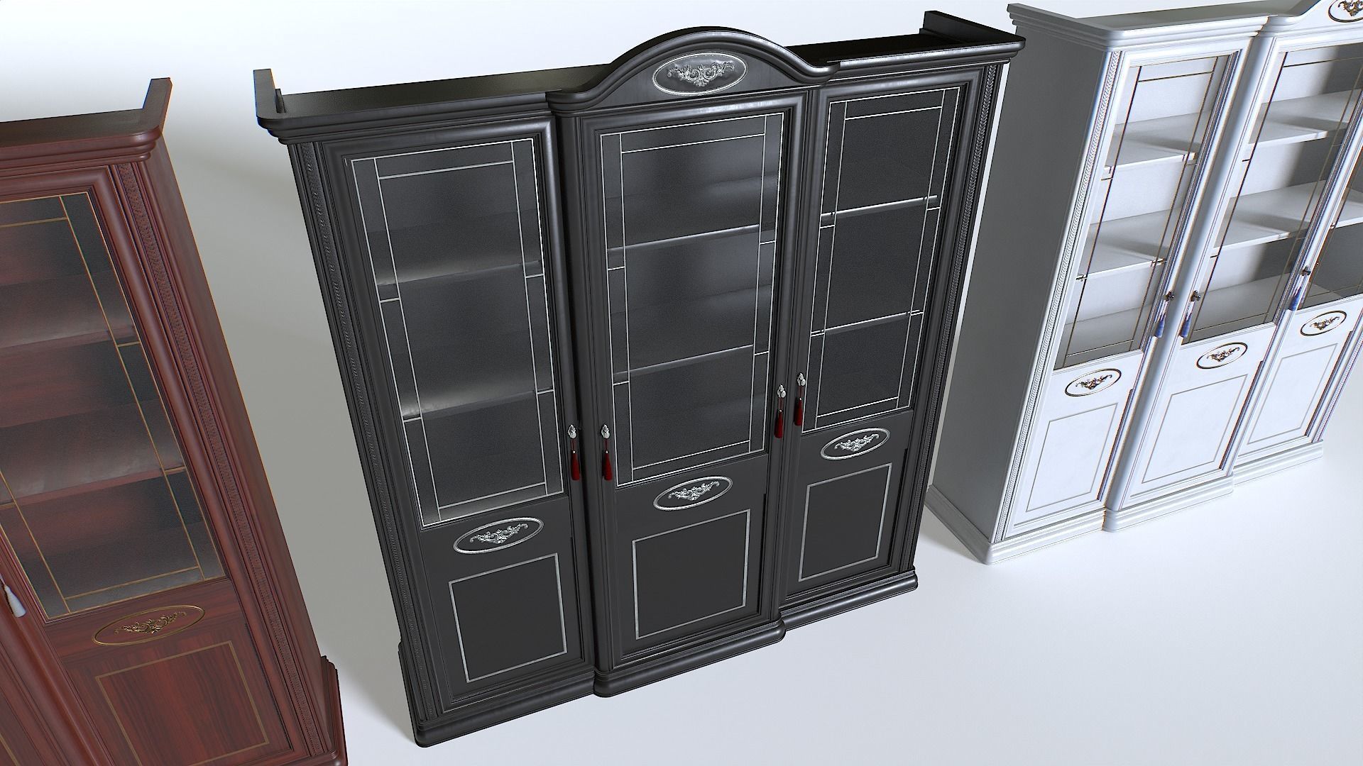 Living Room Furniture 2 Low-poly 3D model_2