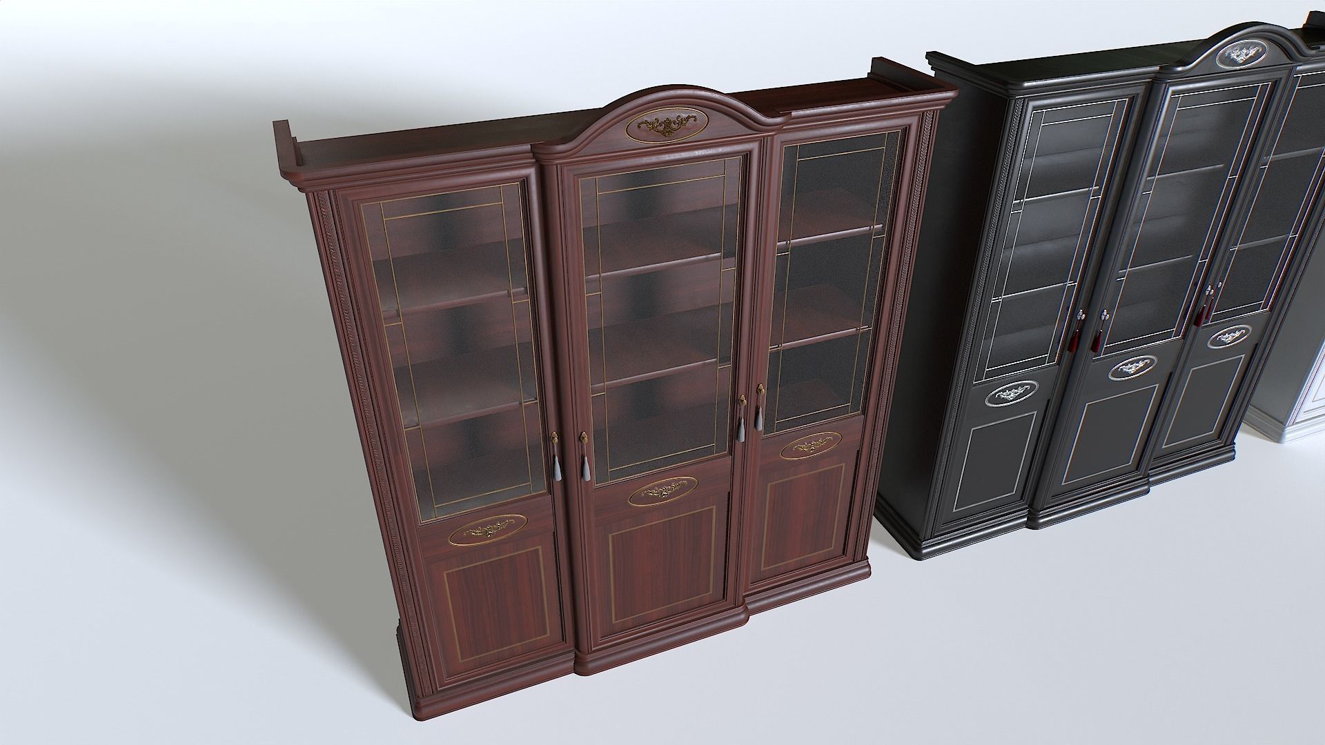 Living Room Furniture 2 Low-poly 3D model_1