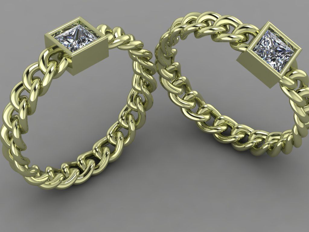 Chain ring 3D print model_2