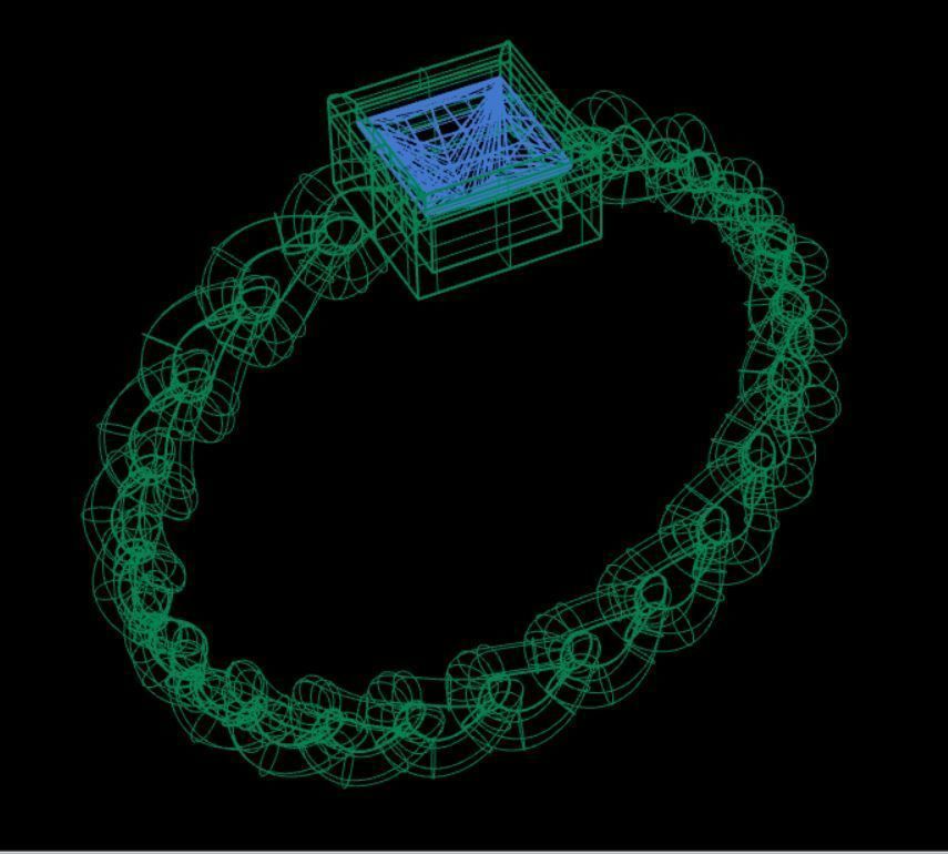 Chain ring 3D print model_3