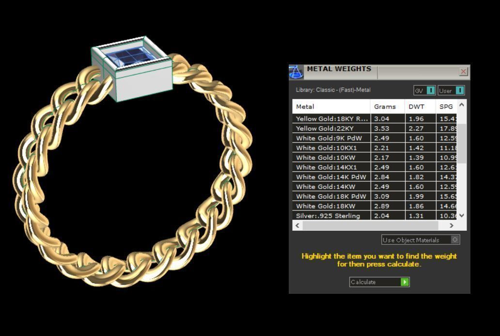 Chain ring 3D print model_6