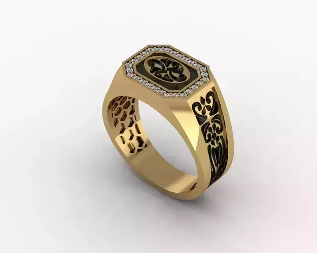 Men Ring 3D print model