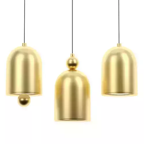 Gold Bell Pendant Lamp