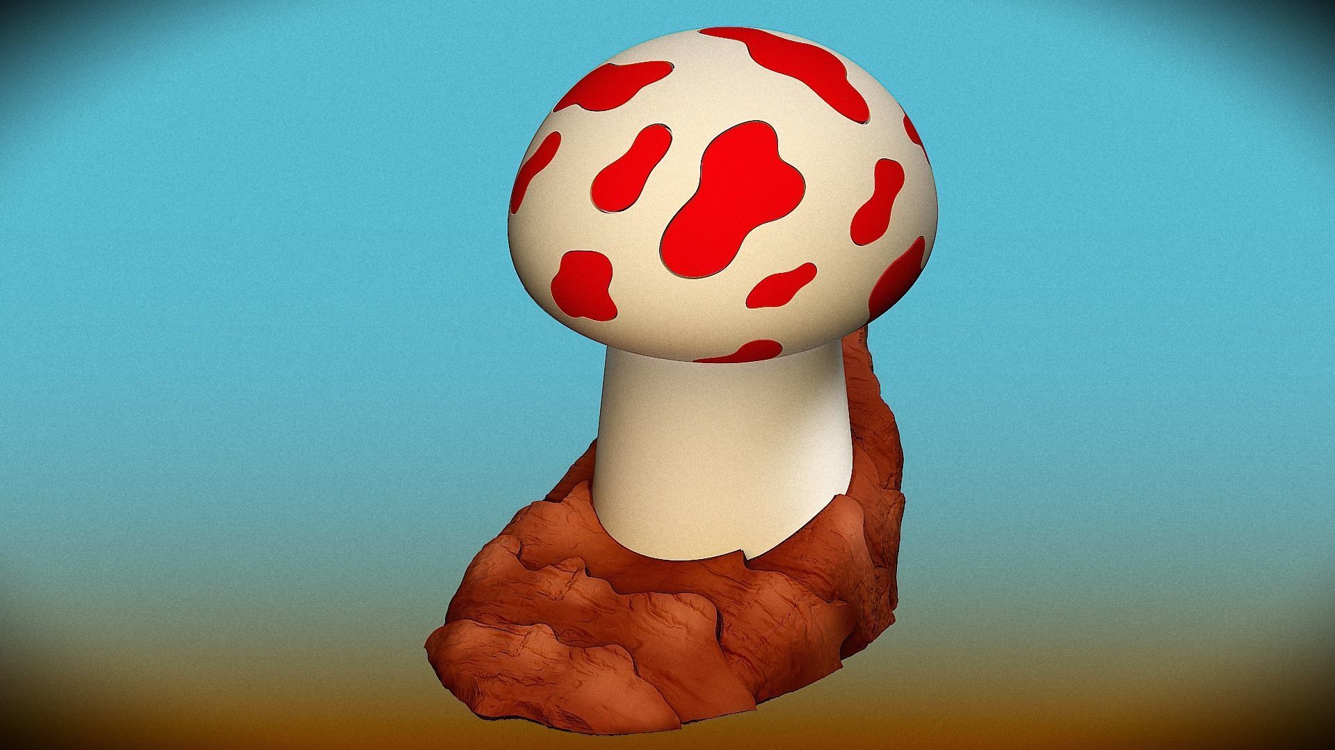 FIGURINE TINTIN CHAMPIGNON BD ETOILE MYSTERIEUSE 3D print model_2