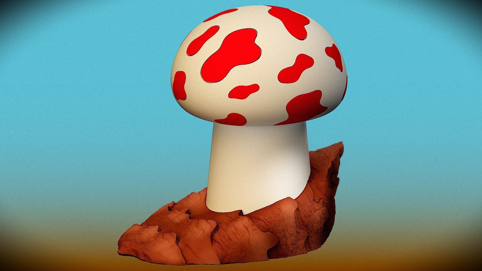 FIGURINE TINTIN CHAMPIGNON BD ETOILE MYSTERIEUSE 3D print model_3