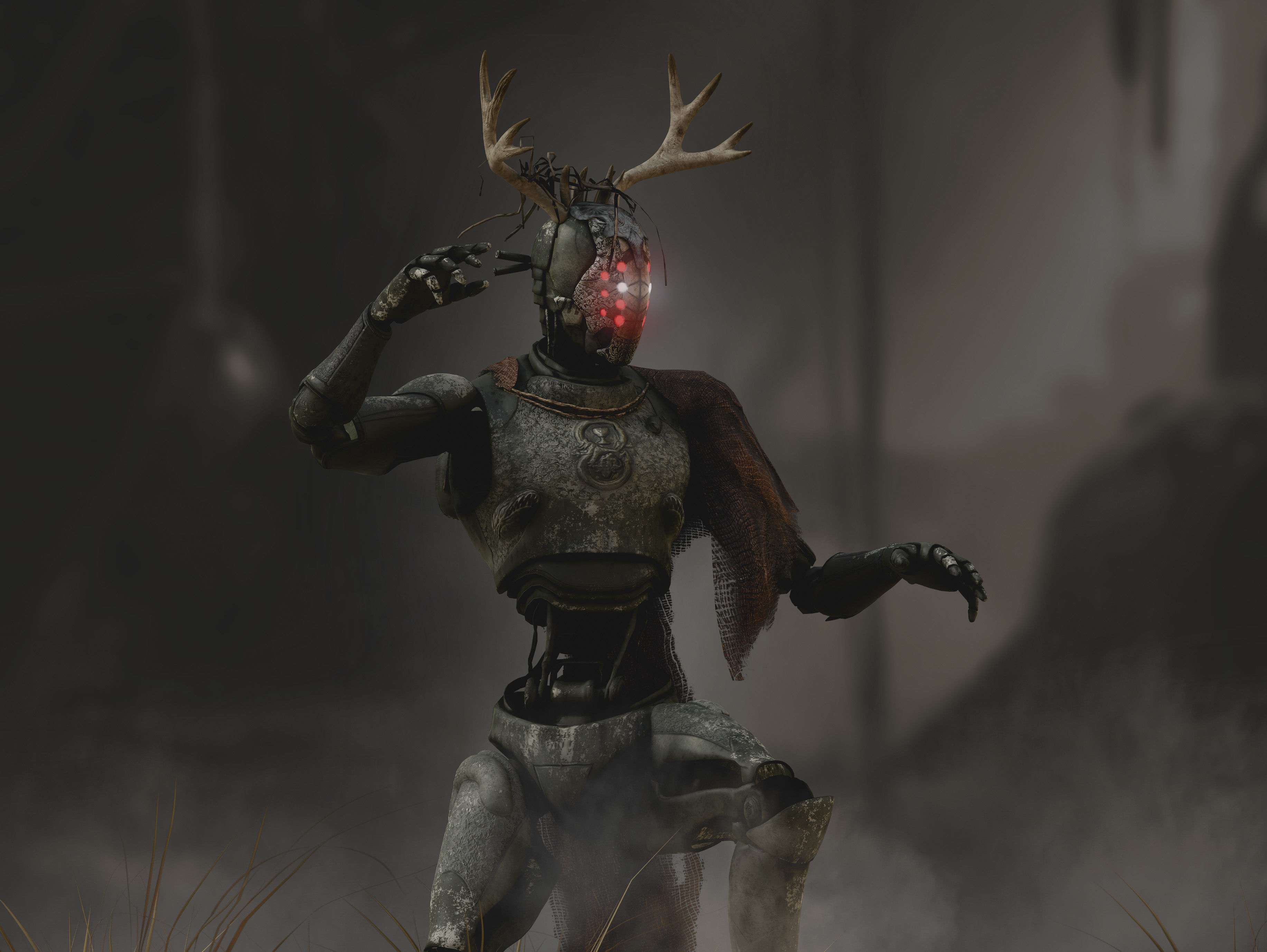 Jimmy from Rebel Moon Low-poly 3D model_7