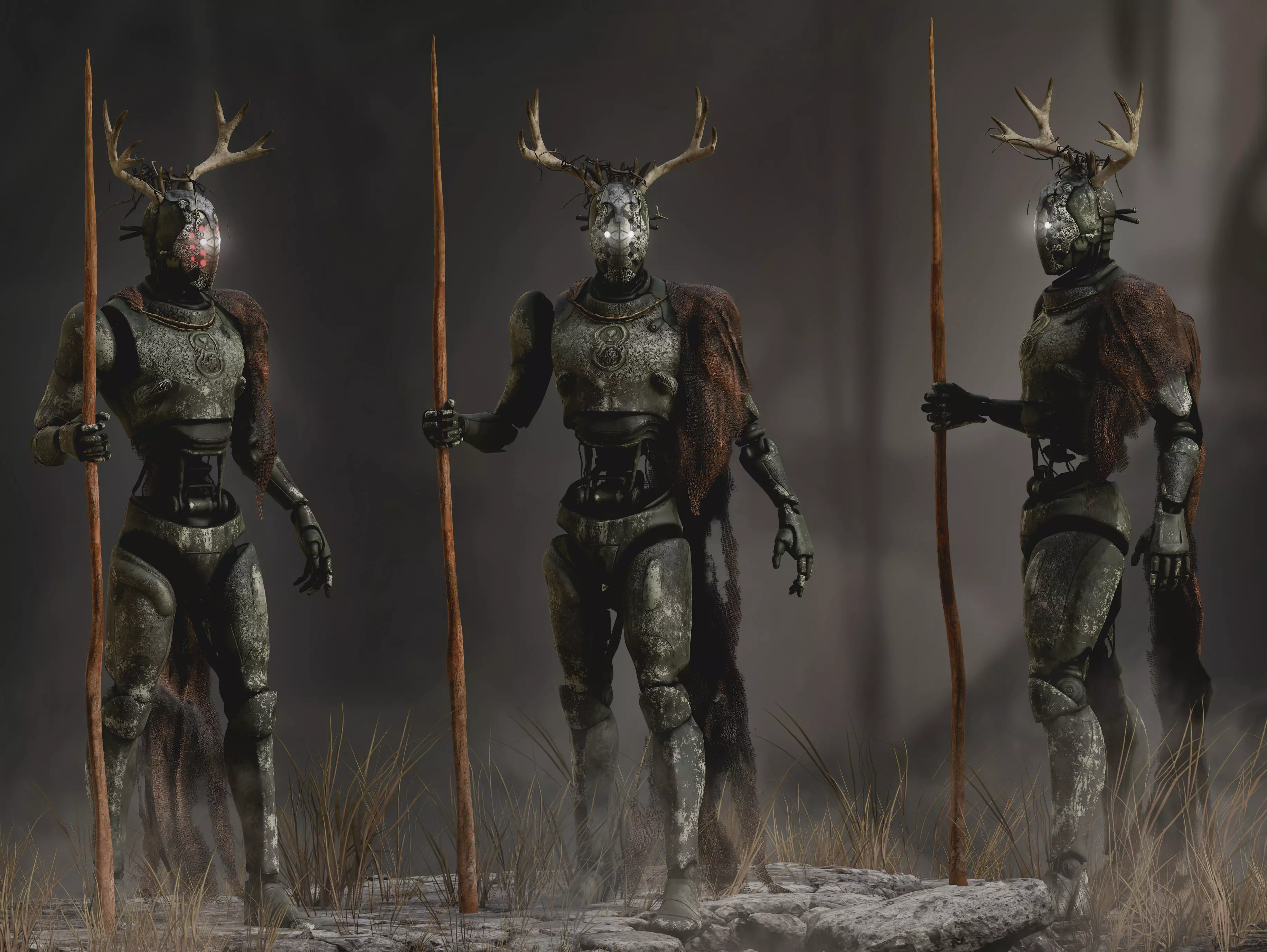 Jimmy from Rebel Moon Low-poly 3D model_0