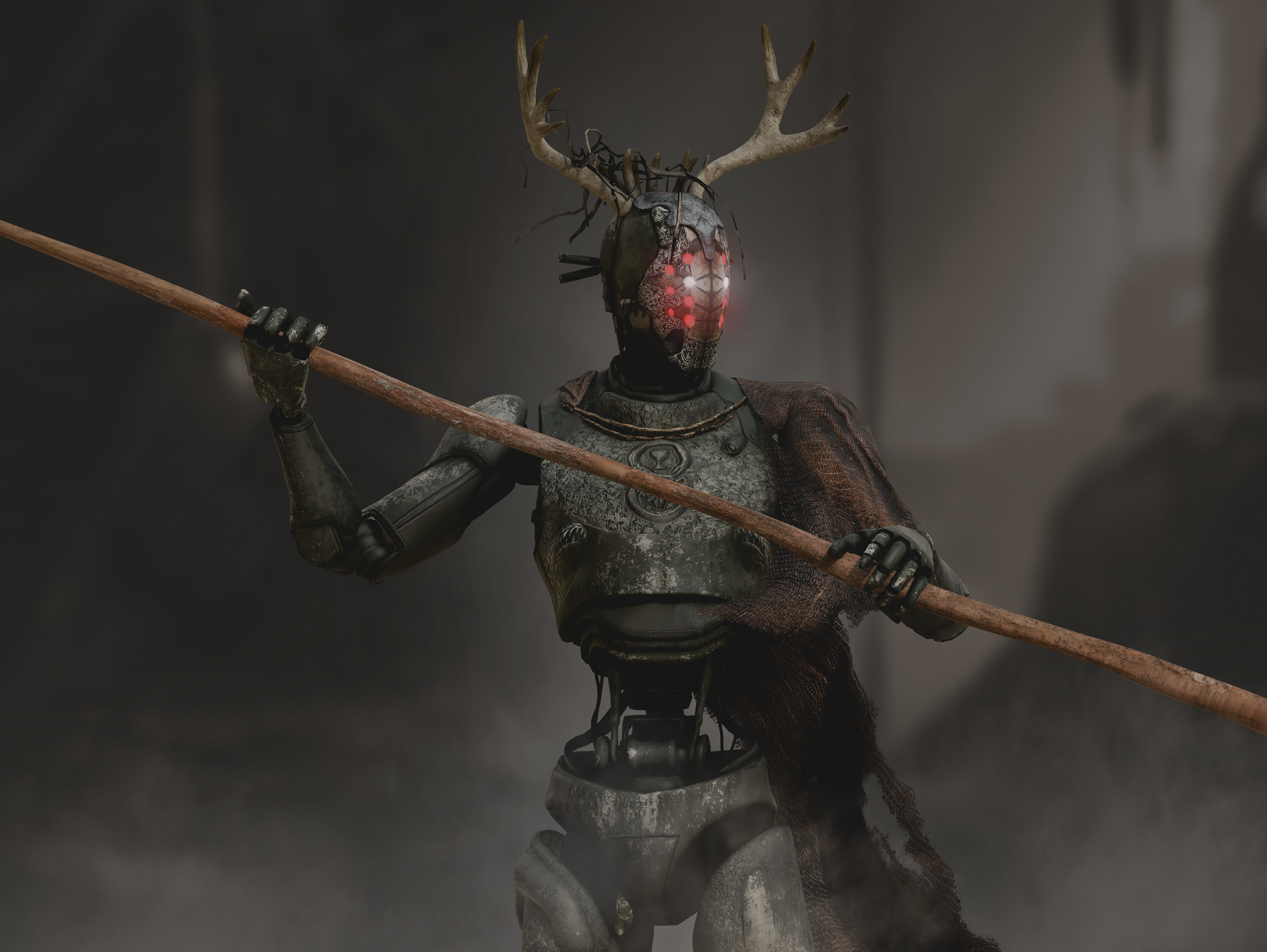 Jimmy from Rebel Moon Low-poly 3D model_5