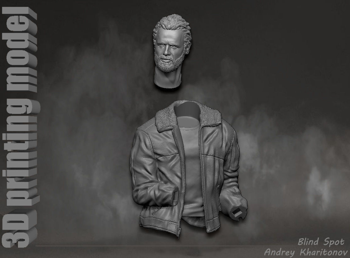 The Walking dead Rick Grimes 3D print model_30