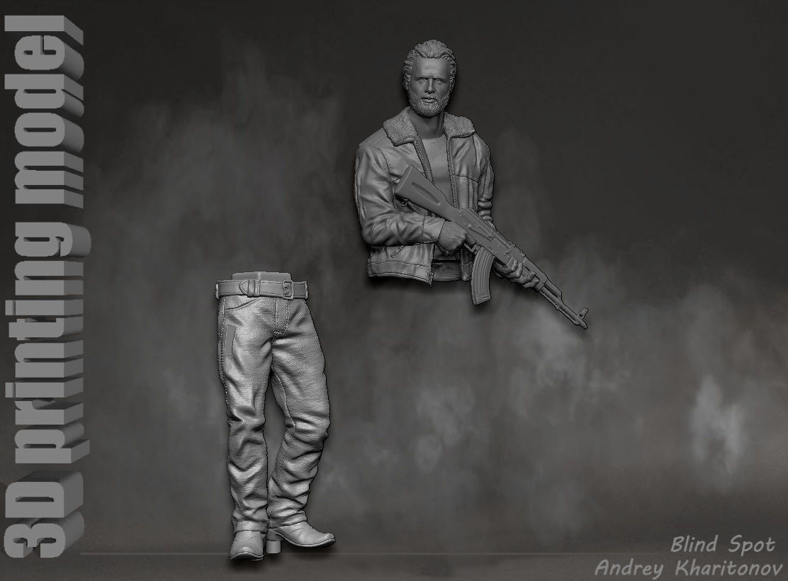 The Walking dead Rick Grimes 3D print model_27