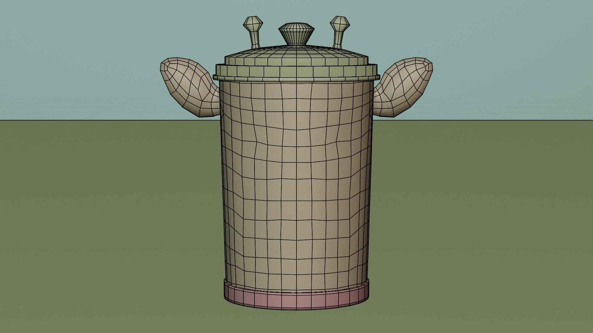 Recycle bin designed to resemble a giraffe head 3D model_17