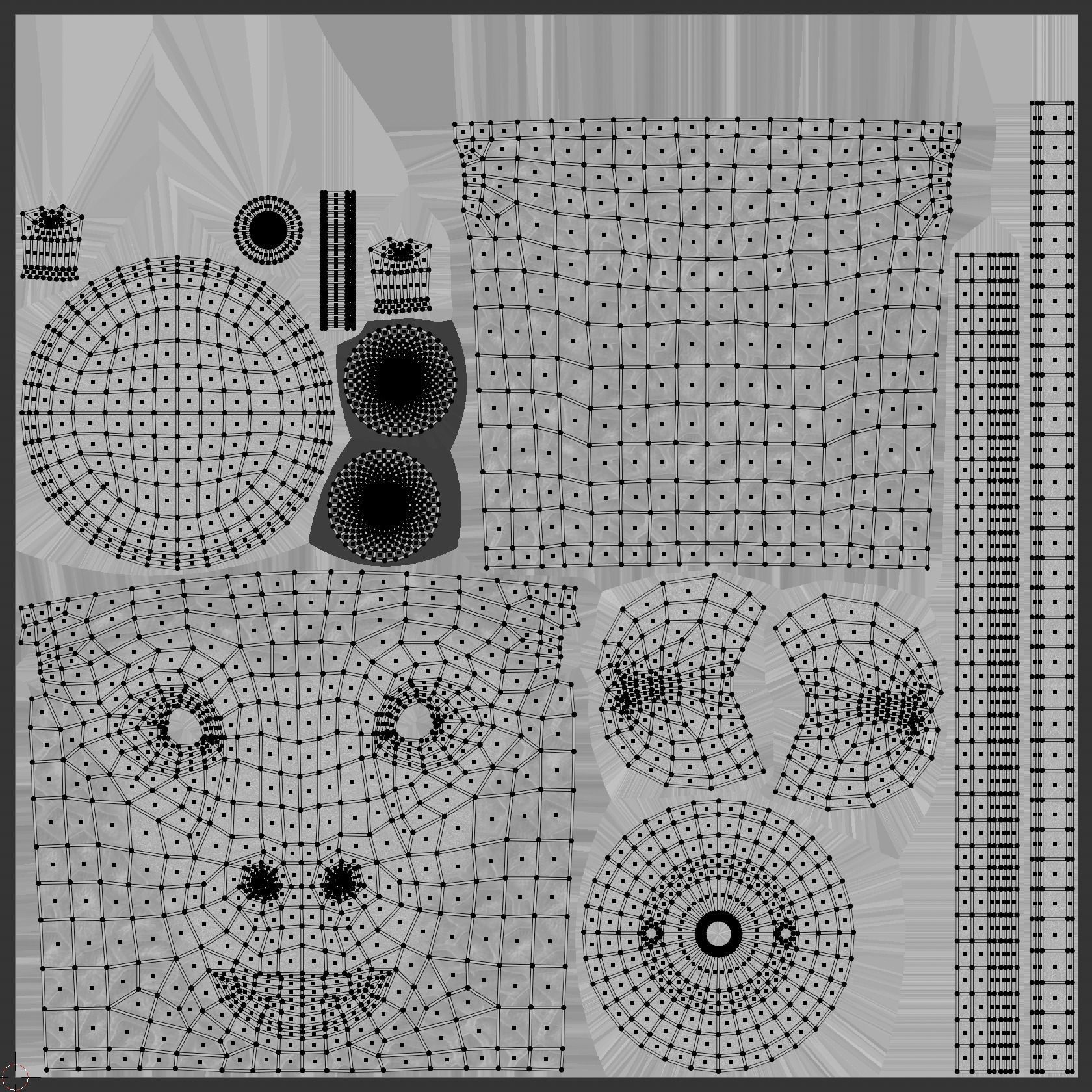 Recycle bin designed to resemble a giraffe head 3D model_23