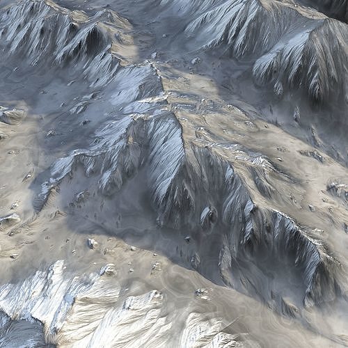 Landscape 120 Low-poly 3D model