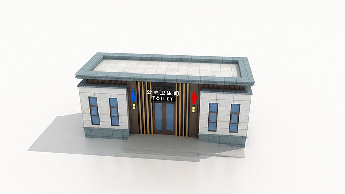 Public toilet  3D model
