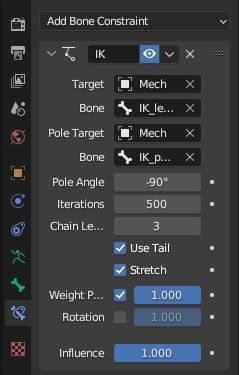 Animated sci-fi military mech Low-poly 3D model_38