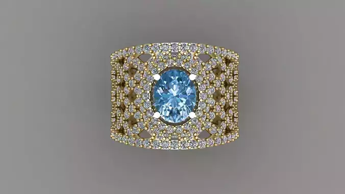 Women Wedding Ring 3d print model