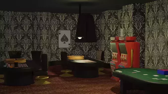 Casino Environment 3D model