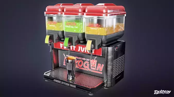 KITCHEN - Juicer 01 - LOW POLY