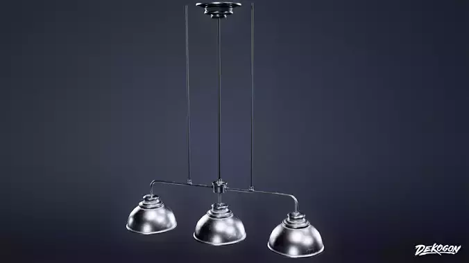 KITCHEN - Kitchen Light 01 - LOW POLY