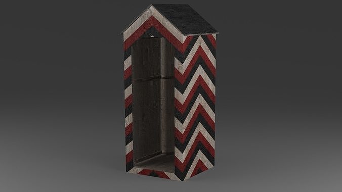 German WW2 Guardpost Free 3D model