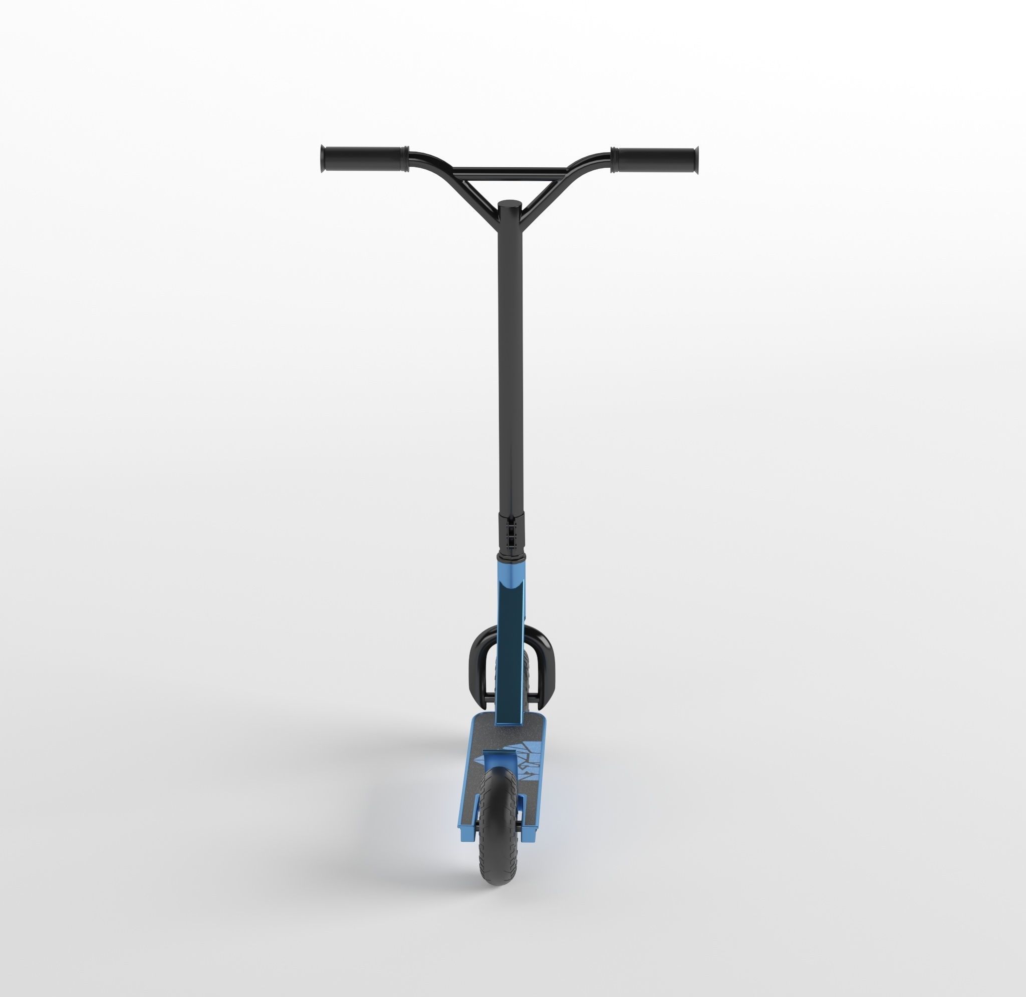 Scooter Low-poly 3D model_9