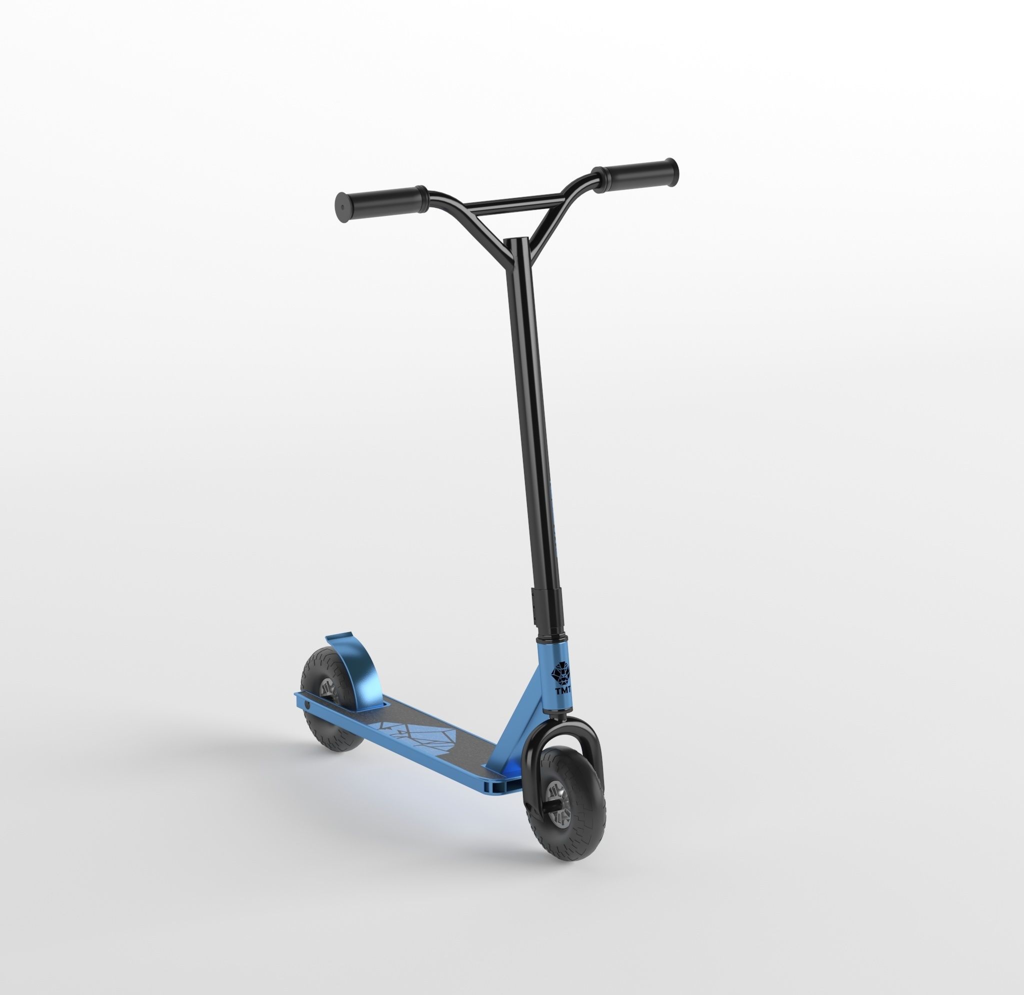 Scooter Low-poly 3D model_6