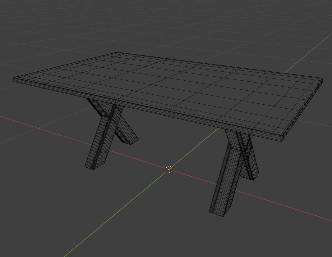Coffee Table 3D model_2