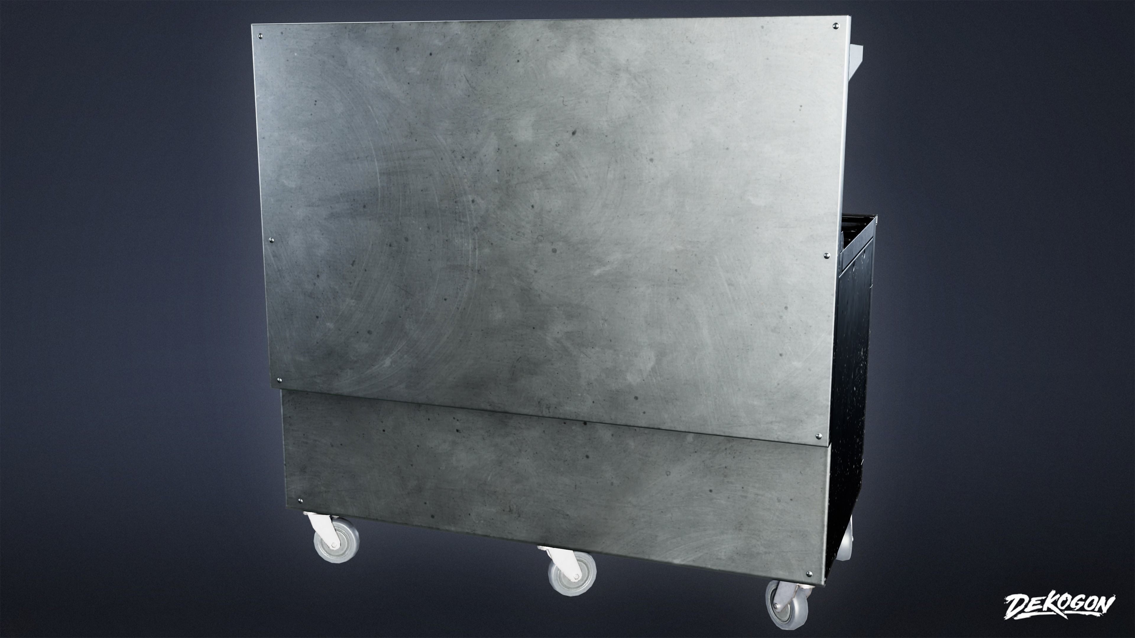 KITCHEN - Range 01 - LOW POLY Low-poly 3D model_4