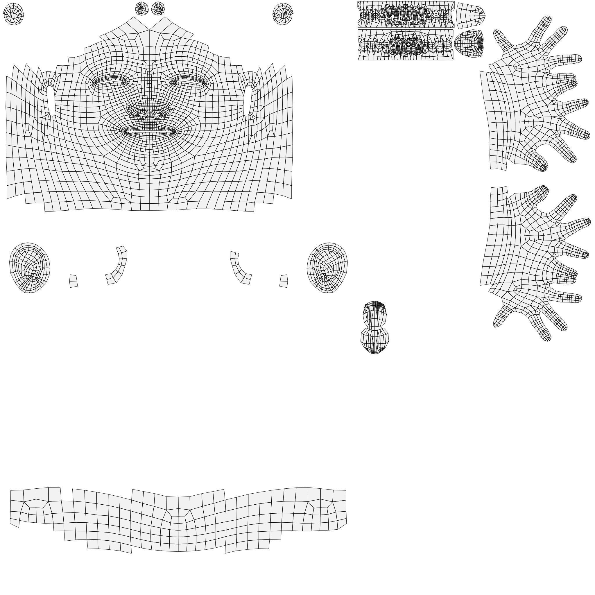 Grizzled Guardian - Authentic 3D Model of an Old Police Man 3D model_9