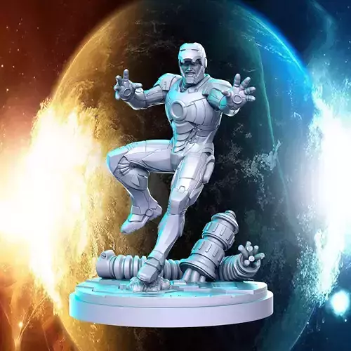 Iron Man 2 versions Marvel Super Hero 32mm Pre-supported