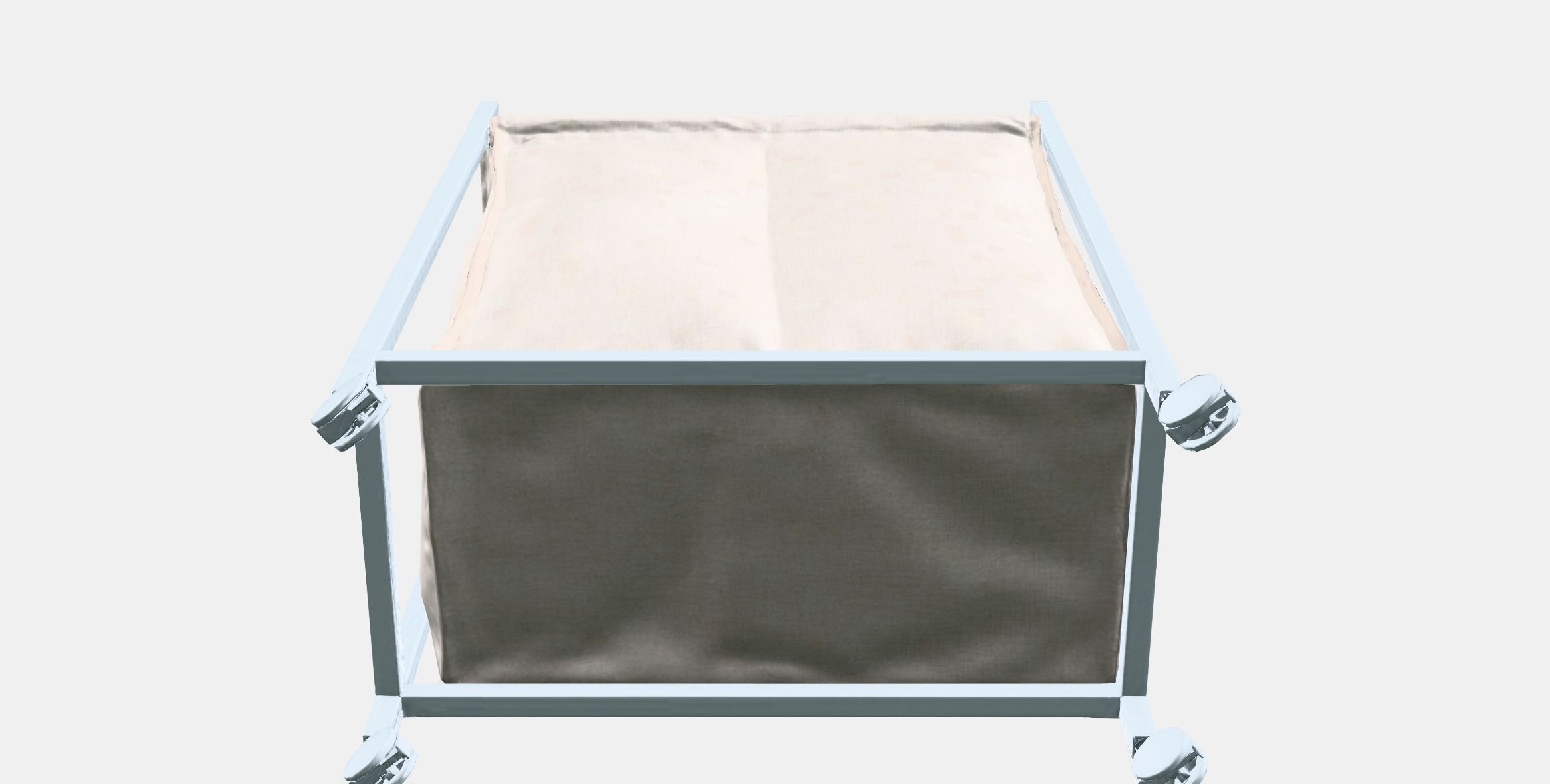 ENHET Laundry bag with castors Low-poly 3D model_8