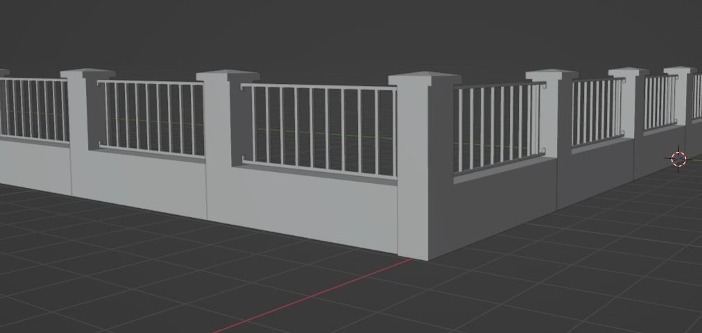Railing free VR / AR / low-poly 3D model | CGTrader