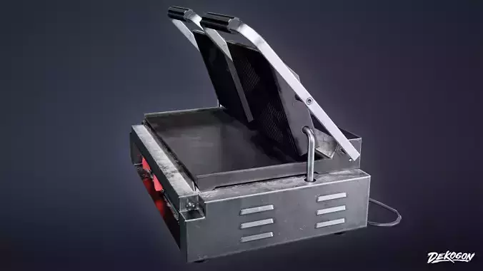 KITCHEN - Sandwich Press 01 - LOW POLY