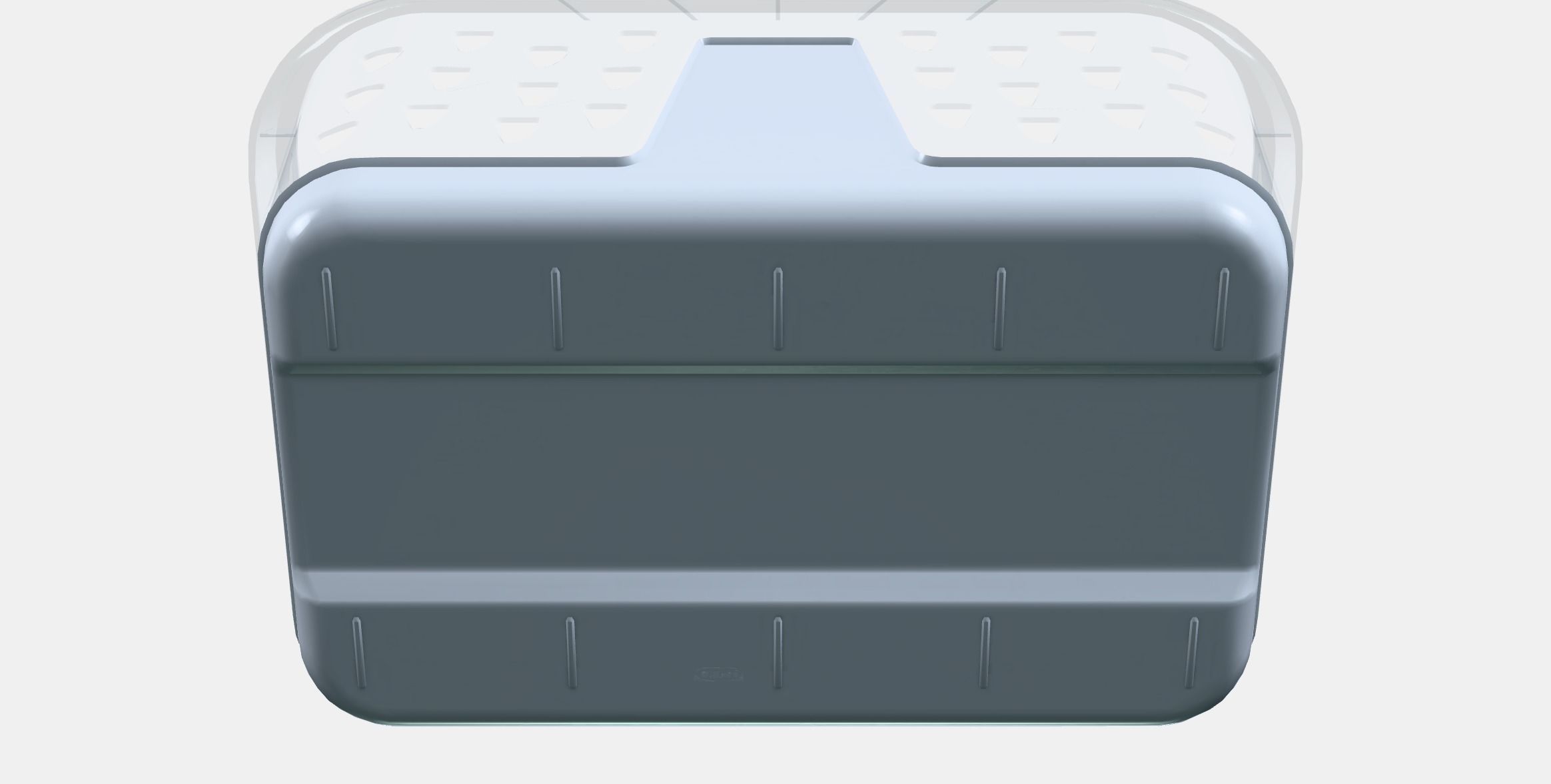 BLASKA Clothesbasket Low-poly 3D model_8