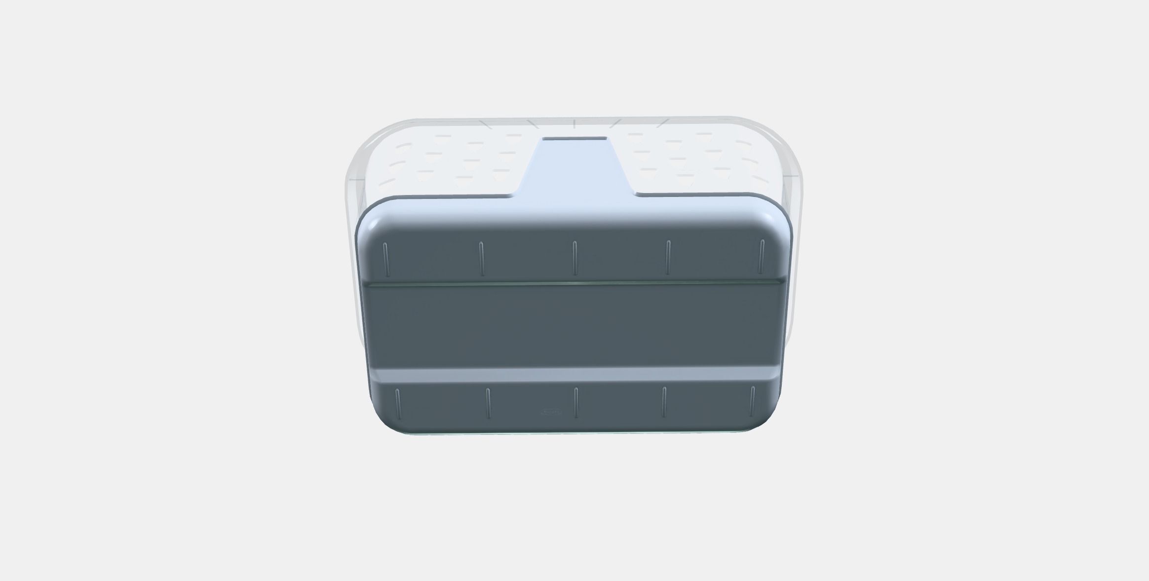 BLASKA Clothesbasket Low-poly 3D model_7