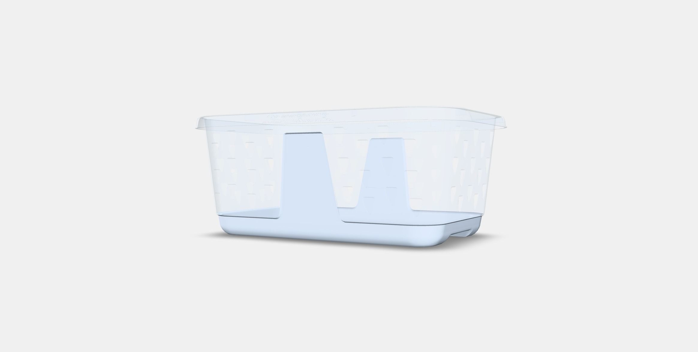 BLASKA Clothesbasket Low-poly 3D model_5