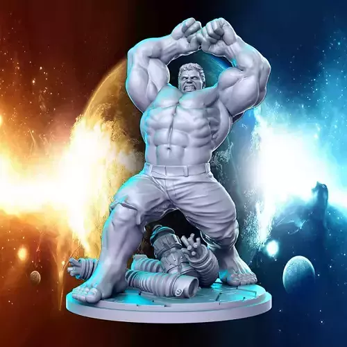 Hulk Marvel Super Hero 32mm Pre-supported