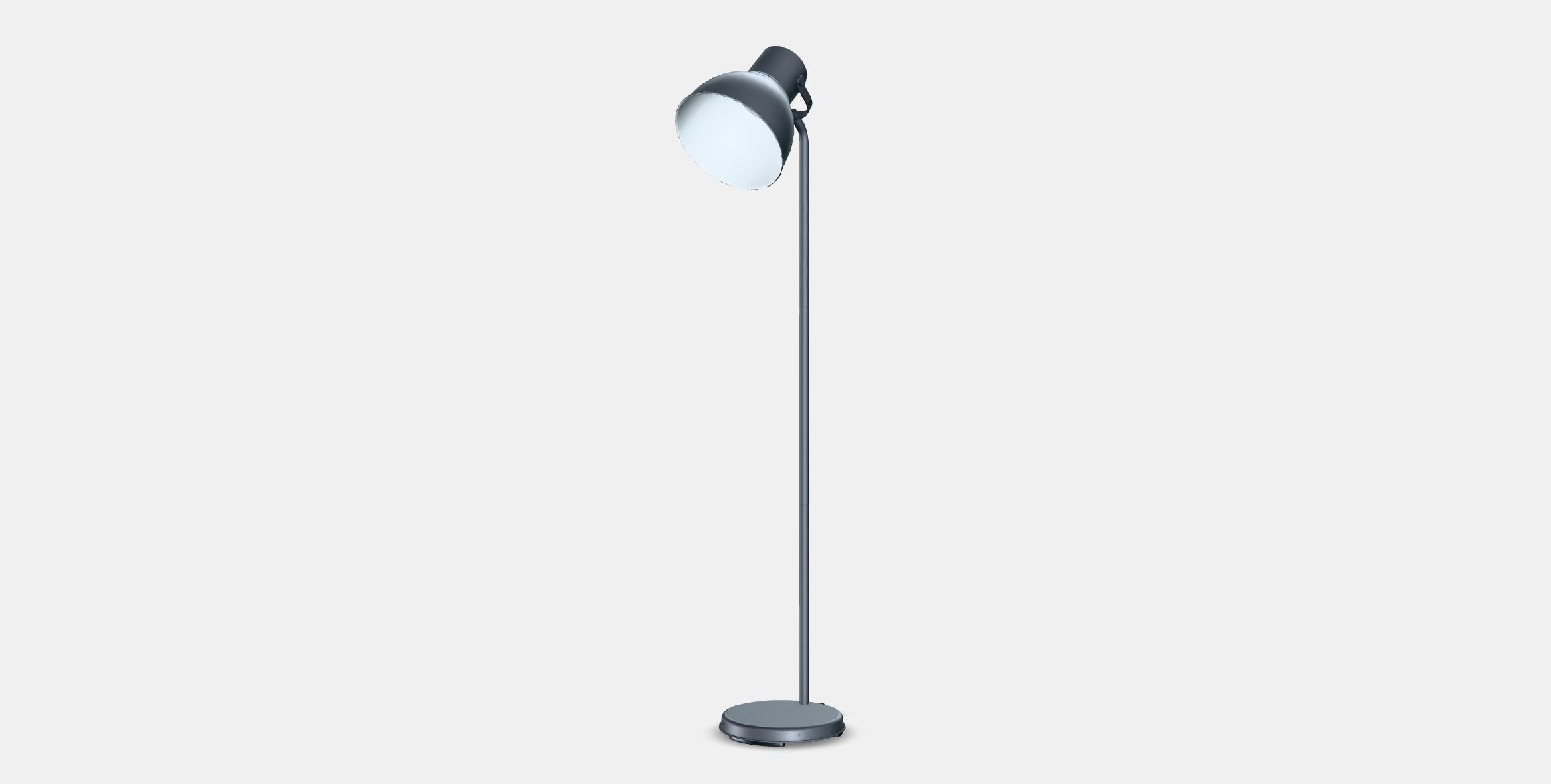 HEKTAR Floor lamp Low-poly 3D model_5