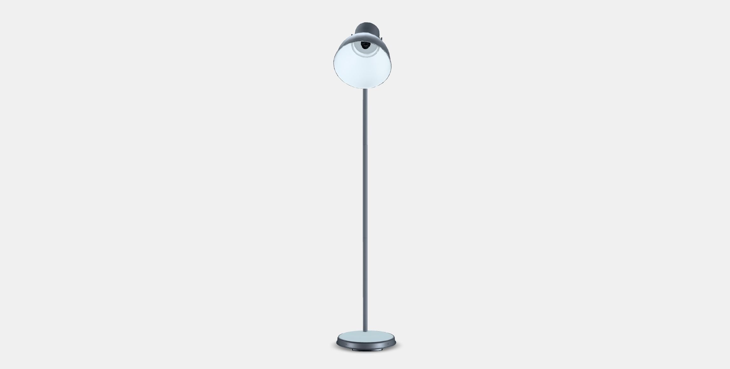 HEKTAR Floor lamp Low-poly 3D model_14