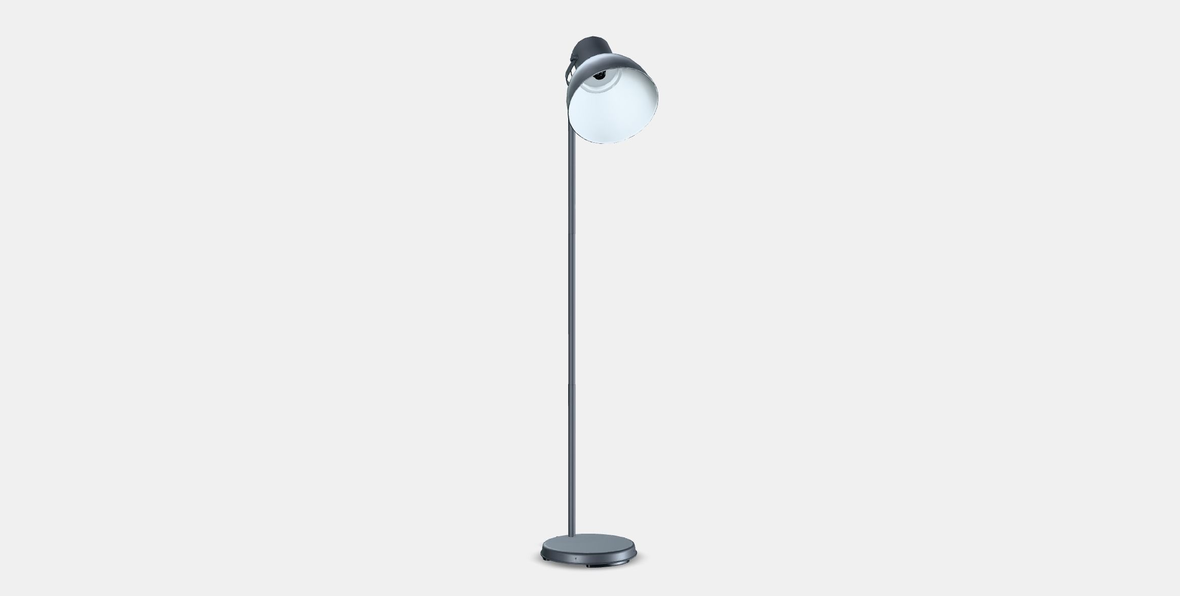 HEKTAR Floor lamp Low-poly 3D model_16