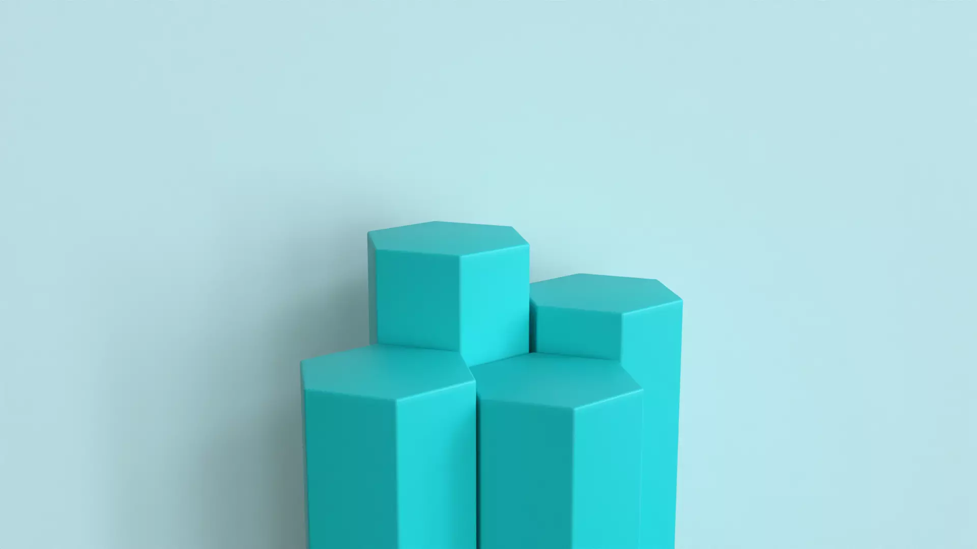 Display Podium Honeycomb 3D model_0