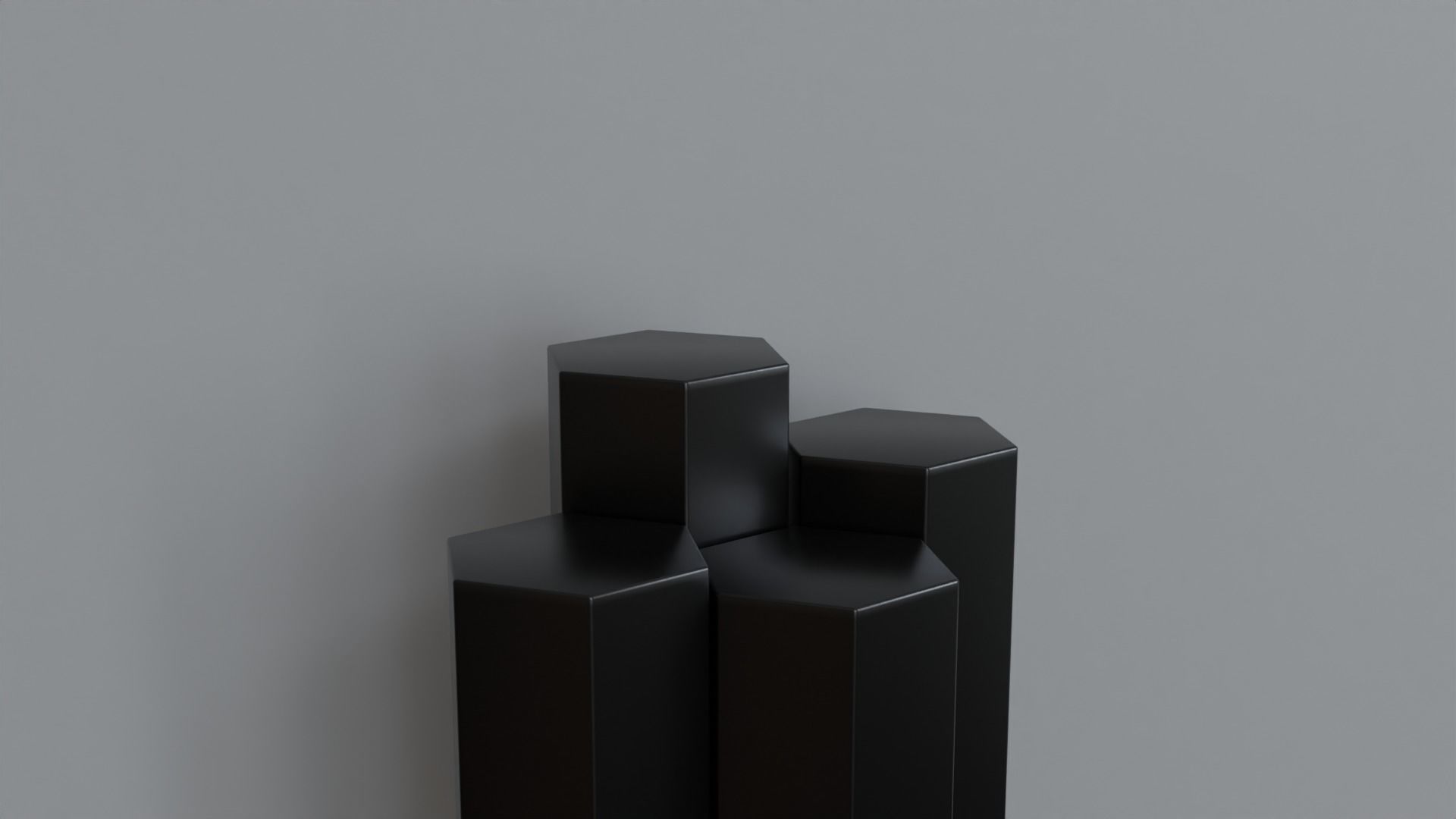 Display Podium Honeycomb 3D model_3