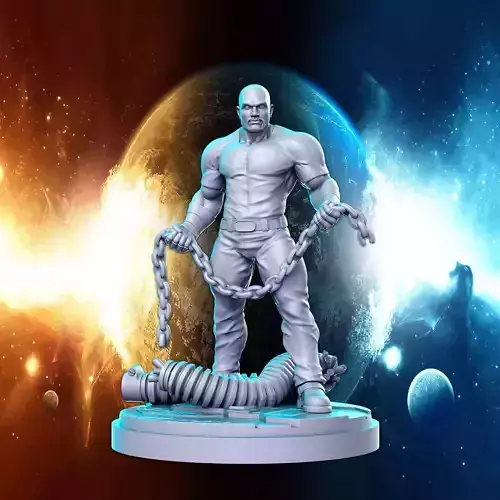 Luke Cage Marvel Super Hero 32mm Pre-supported 3D print model