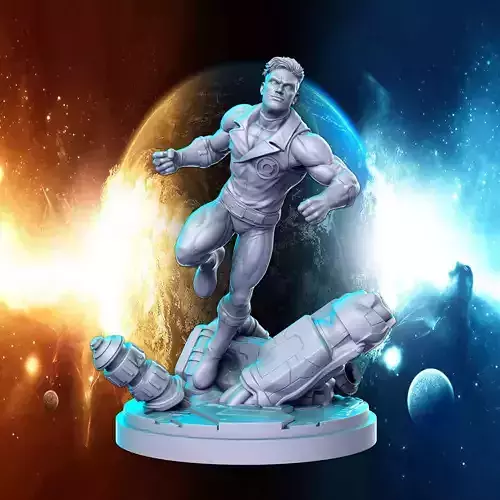 Guy Gardner DC comics Super Hero 32mm Pre-supported