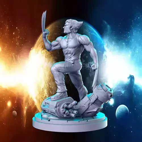 Logan  Marvel Super Hero 32mm Pre-supported