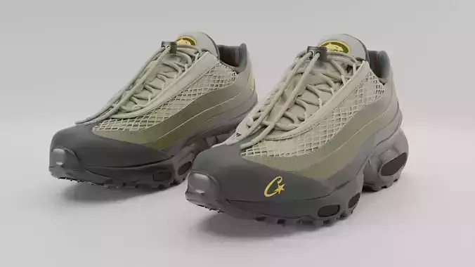 Corteiz x Nike Air Max 95 Sequoia 3D model