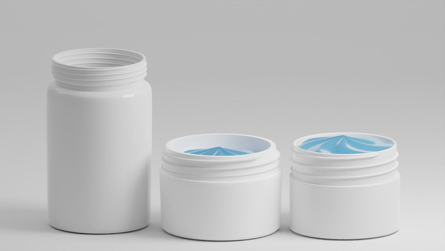 Mock Up Jar Shape 3D model_1