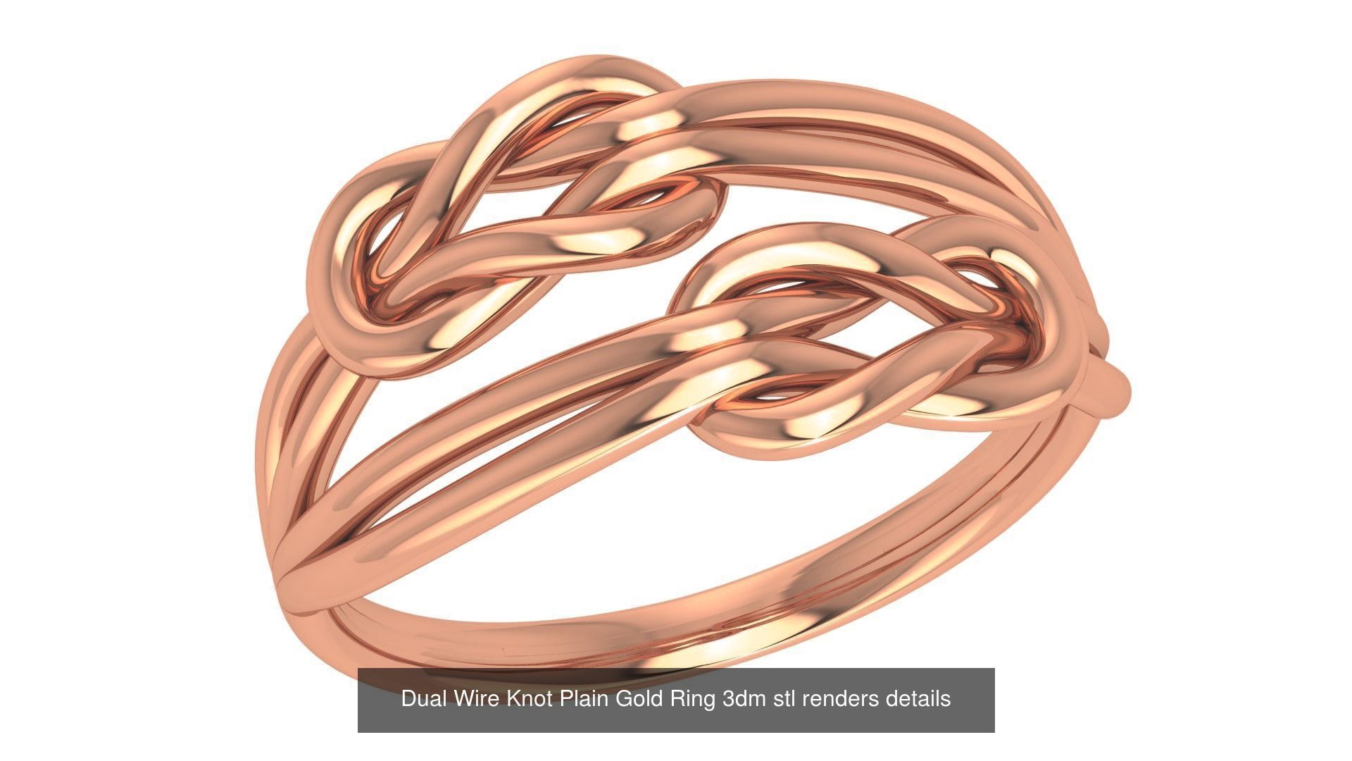 118 Plain Gold Band Ring 3dm stl renders details  3D Model Collection_72